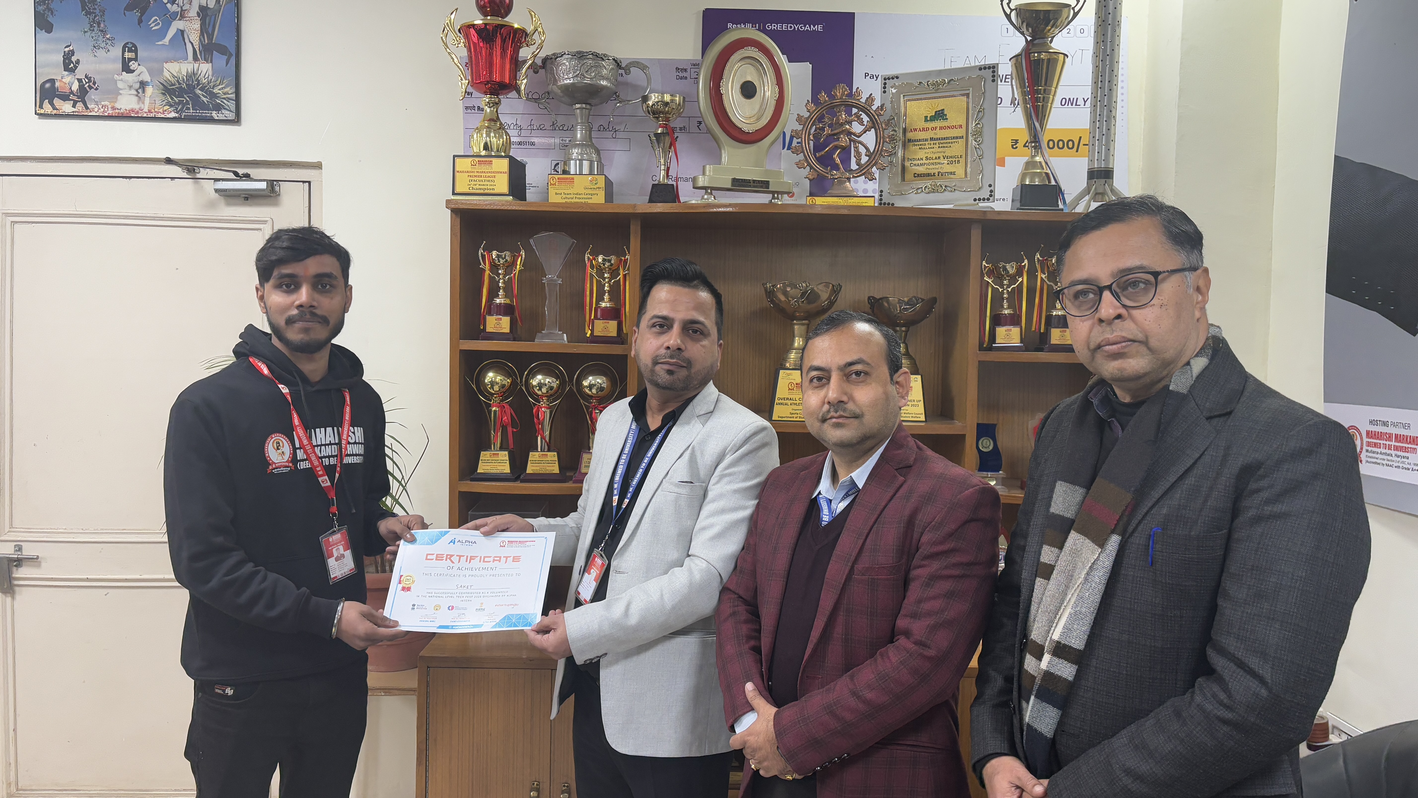 with Teachers and Principal
